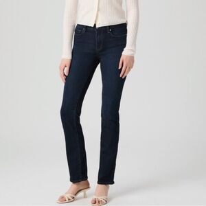 NWOT PAIGE Women's Deep Indigo Hoxton Straight Leg 27x32 Jeans